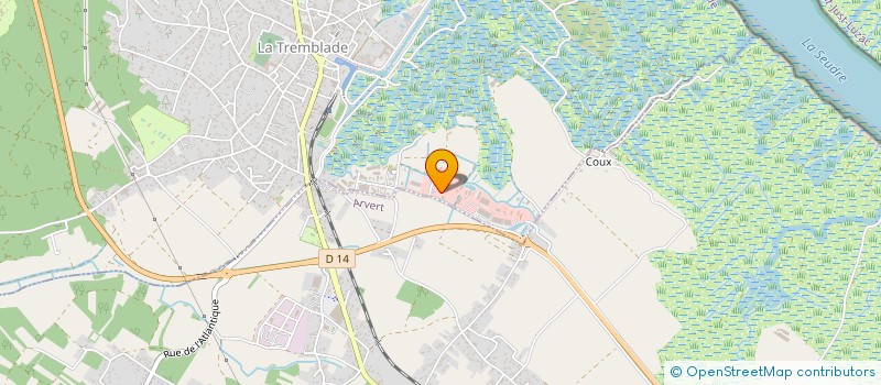 localisation de l'entreprise MONSIEUR STEPHANE PIEUX  LA TREMBLADE