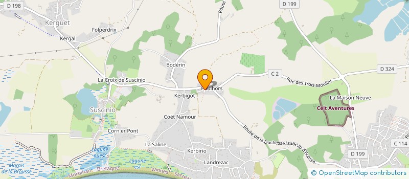 localisation de l'entreprise MONSIEUR STEPHANE PIGNE  SARZEAU