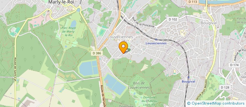 localisation de l'entreprise MONSIEUR STEPHANE PIHIER  LOUVECIENNES