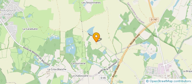 localisation de l'entreprise MONSIEUR STEPHANE PILLENIERE à SAINT-AVAUGOURD-DES-LANDES