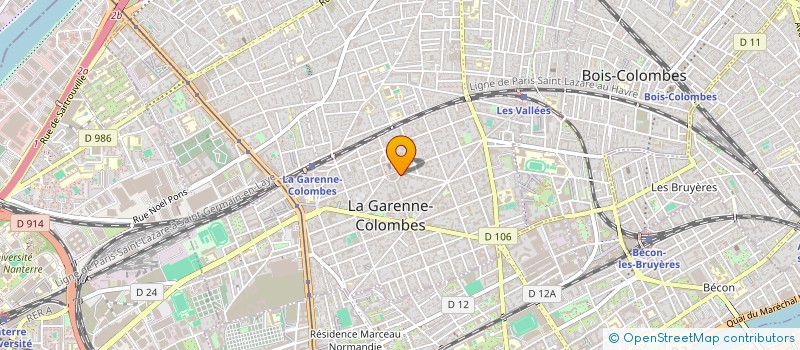 localisation de l'entreprise MONSIEUR STEPHANE PILON à LA GARENNE-COLOMBES