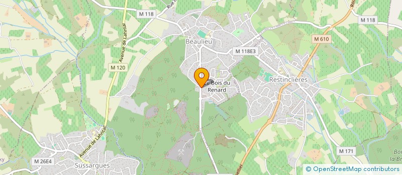 localisation de l'entreprise MONSIEUR STEPHANE PIMENTA  BEAULIEU