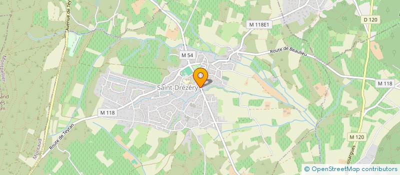 localisation de l'entreprise MONSIEUR STEPHANE PINAS  SAINT-DREZERY