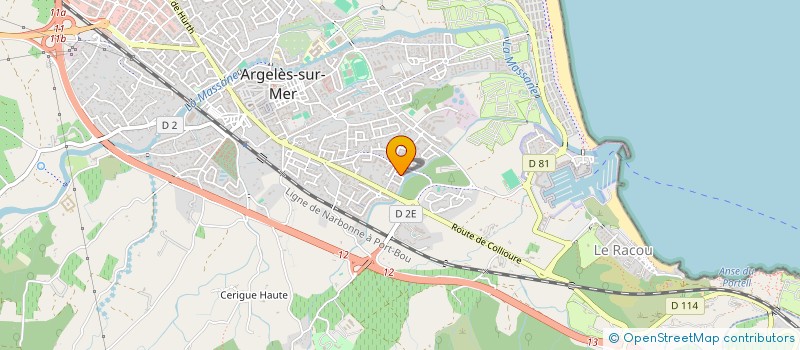localisation de l'entreprise MONSIEUR STEPHANE PINEDA à ARGELES-SUR-MER