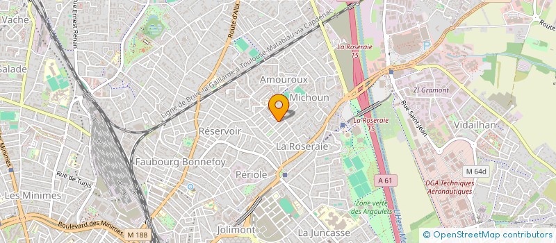 localisation de l'entreprise MONSIEUR STEPHANE PINEDE à TOULOUSE