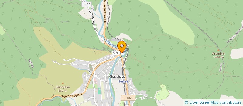 localisation de l'entreprise MONSIEUR STEPHANE PINET  SERRES