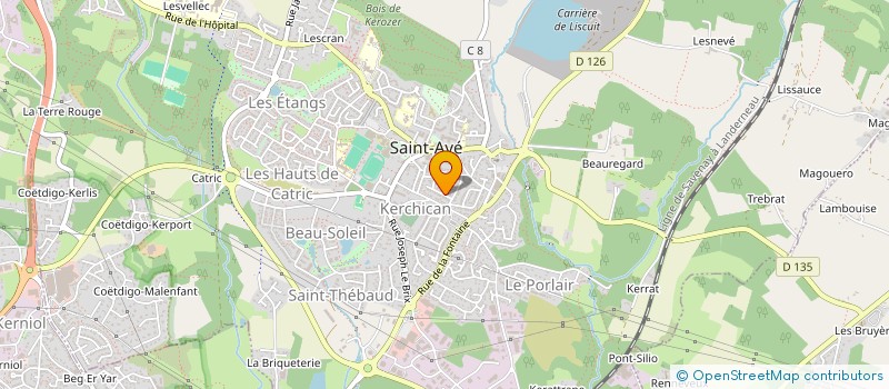 localisation de l'entreprise MONSIEUR STEPHANE PINI  SAINT-AVE