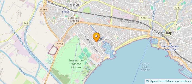 localisation de l'entreprise MONSIEUR STEPHANE PIQUET à FREJUS