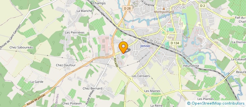 localisation de l'entreprise MONSIEUR STEPHANE PITARD à JONZAC