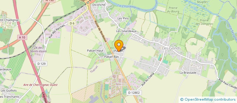 localisation de l'entreprise MONSIEUR STEPHANE PITOU  LES GONDS