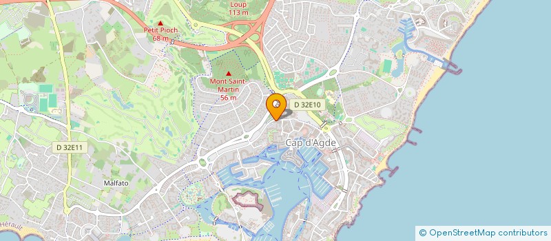 localisation de l'entreprise MONSIEUR STEPHANE PITTAU  AGDE