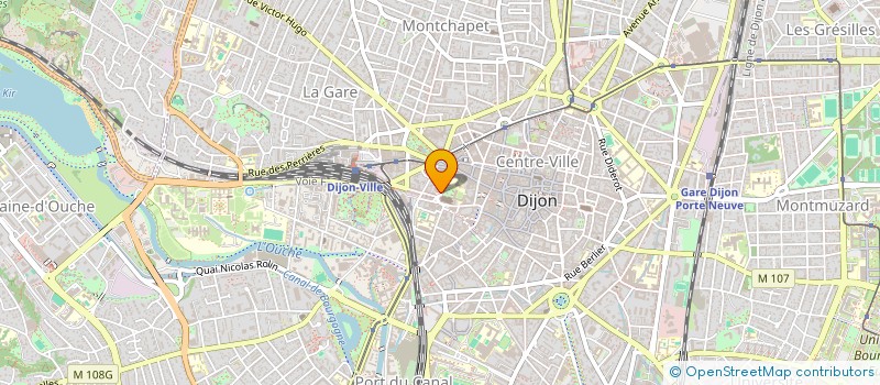 localisation de l'entreprise MONSIEUR STEPHANE PLANCHE  DIJON