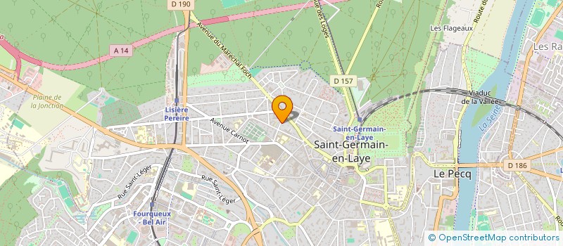 localisation de l'entreprise MONSIEUR STEPHANE PLAS  SAINT-GERMAIN-EN-LAYE