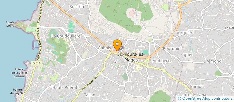 localisation de l'entreprise MONSIEUR STEPHANE PLISSON à SIX-FOURS-LES-PLAGES