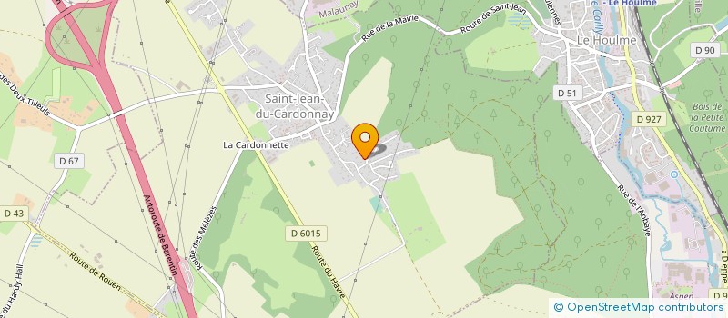 localisation de l'entreprise MONSIEUR STEPHANE POCHON  SAINT-JEAN-DU-CARDONNAY