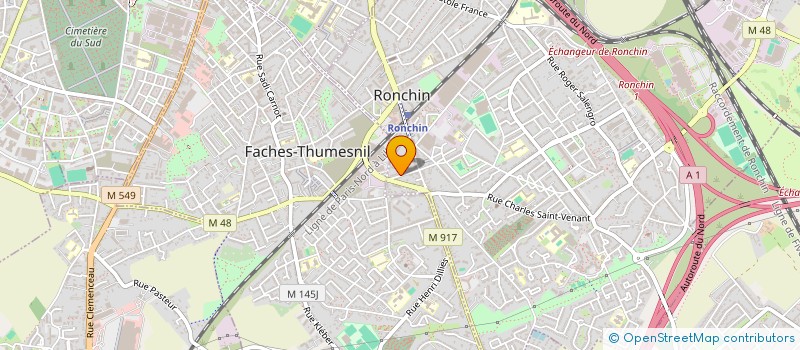 localisation de l'entreprise MONSIEUR STEPHANE PODDA  RONCHIN