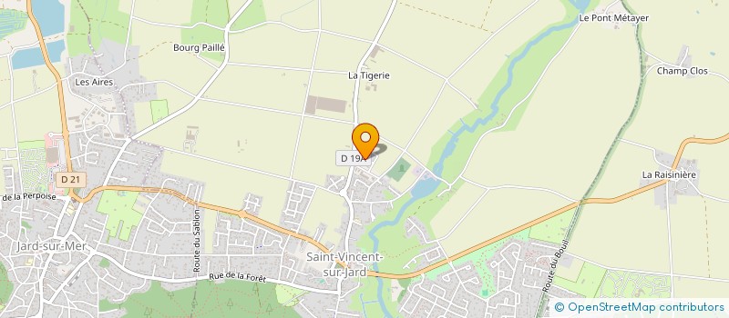 localisation de l'entreprise MONSIEUR STEPHANE POIROUX à SAINT-VINCENT-SUR-JARD