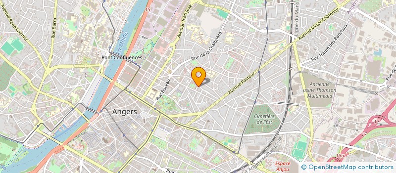 localisation de l'entreprise MONSIEUR STEPHANE POISAT à ANGERS