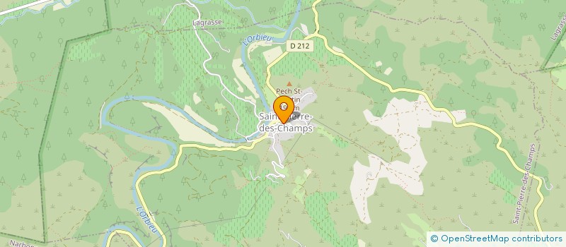 localisation de l'entreprise MONSIEUR STEPHANE POISSY à MAYRONNES