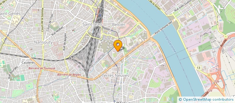 localisation de l'entreprise MONSIEUR STEPHANE POITREAU  BORDEAUX