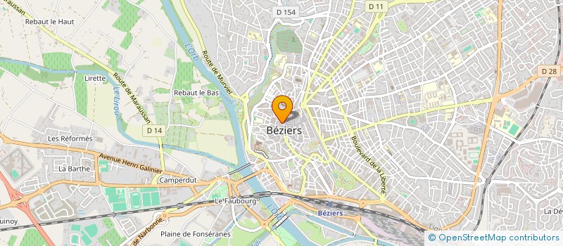 localisation de l'entreprise MONSIEUR STEPHANE POIX à BEZIERS