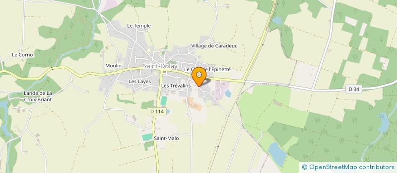 localisation de l'entreprise MONSIEUR STEPHANE POMA  SAINT-DOLAY