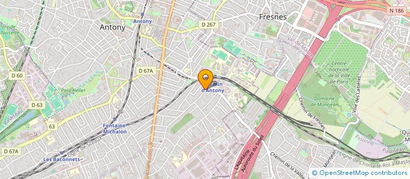 localisation de l'entreprise MONSIEUR STEPHANE POMAREDE à ANTONY