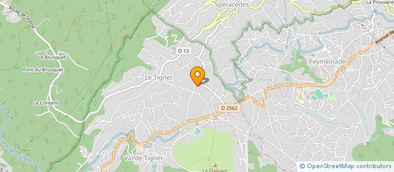 localisation de l'entreprise MONSIEUR STEPHANE POMIES à LE TIGNET
