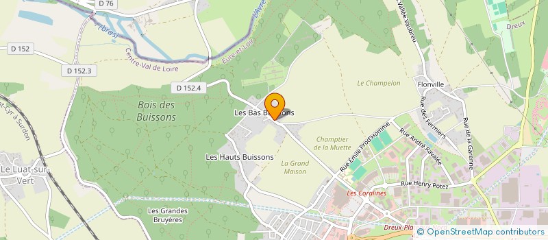 localisation de l'entreprise MONSIEUR STEPHANE POMMEREUIL à DREUX