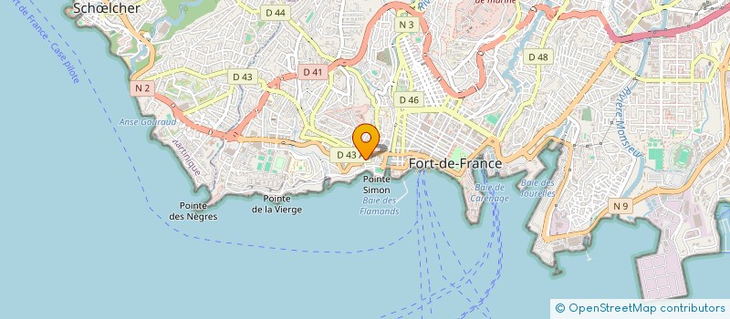 localisation de l'entreprise MONSIEUR STEPHANE POMPIERE  FORT-DE-FRANCE