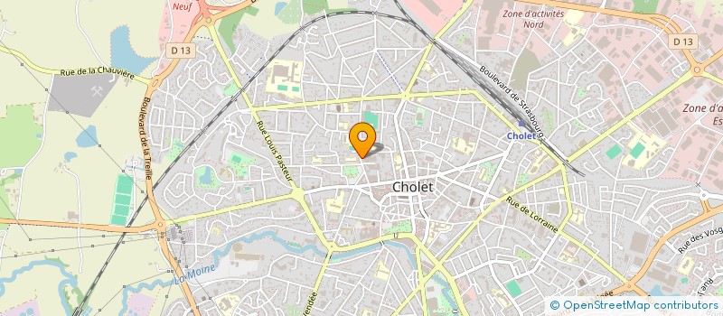 localisation de l'entreprise MONSIEUR STEPHANE PONCET à CHOLET