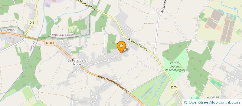 localisation de l'entreprise MONSIEUR STEPHANE PONCET  MAZE-MILON