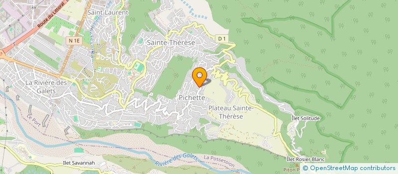 localisation de l'entreprise MONSIEUR STEPHANE PONGE  LA POSSESSION