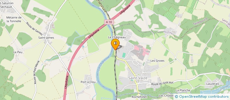 localisation de l'entreprise MONSIEUR STEPHANE PONGNAN  SAINT-VAIZE