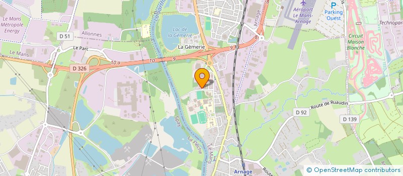 localisation de l'entreprise MONSIEUR STEPHANE PONTONNIER  GUECELARD