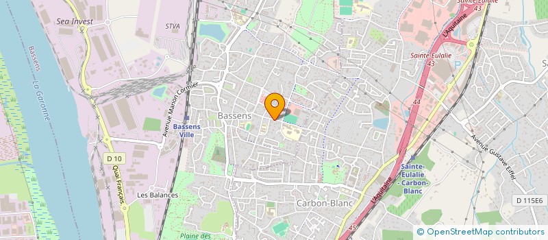 localisation de l'entreprise MONSIEUR STEPHANE PORRAS  BASSENS