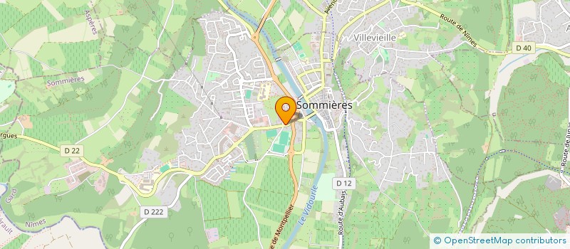 localisation de l'entreprise MONSIEUR STEPHANE PORRET  SOMMIERES