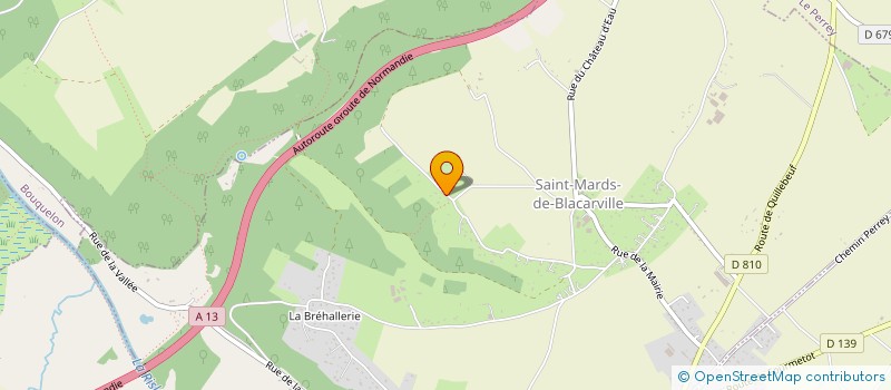 localisation de l'entreprise MONSIEUR STEPHANE PORTAL  SAINT-MARDS-DE-BLACARVILLE