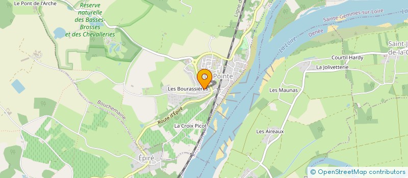 localisation de l'entreprise MONSIEUR STEPHANE PORTIER  BOUCHEMAINE