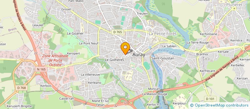 localisation de l'entreprise MONSIEUR STEPHANE PORTMANN à AURAY