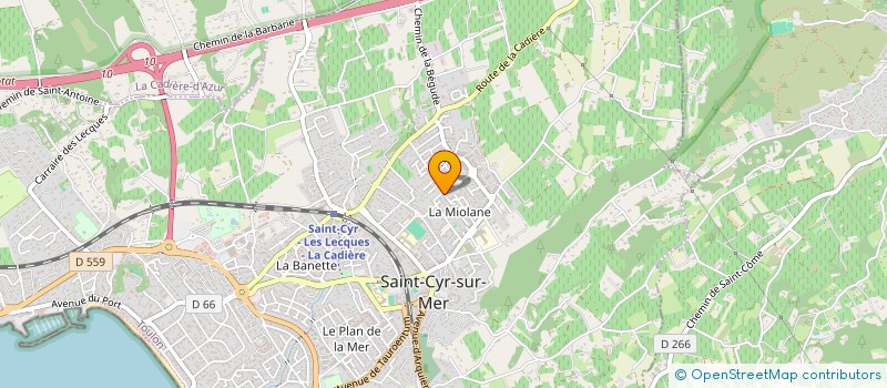 localisation de l'entreprise MONSIEUR STEPHANE POTIQUET à SAINT-CYR-SUR-MER