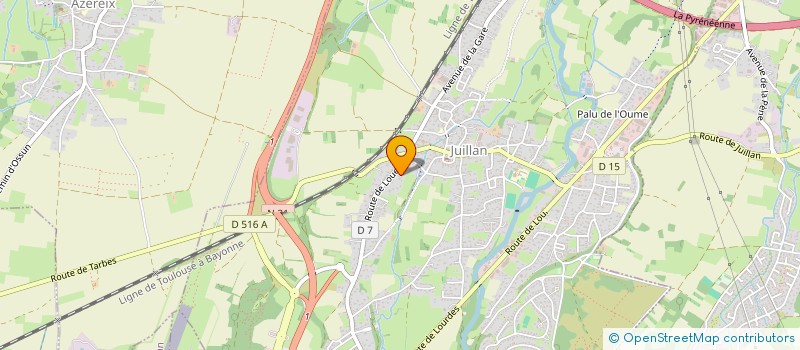 localisation de l'entreprise MONSIEUR STEPHANE POU  JUILLAN