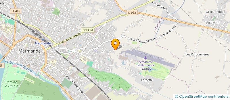 localisation de l'entreprise MONSIEUR STEPHANE POUGET  VILLEBRAMAR