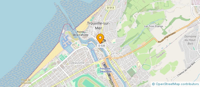 localisation de l'entreprise MONSIEUR STEPHANE POULARD à TROUVILLE-SUR-MER