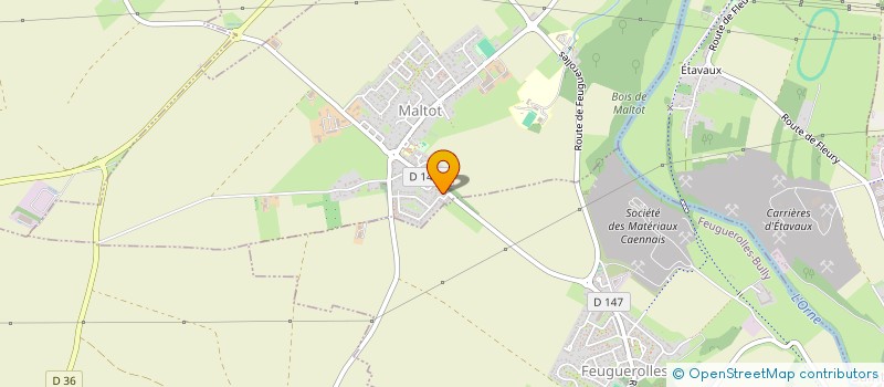 localisation de l'entreprise MONSIEUR STEPHANE POUPINET  MALTOT