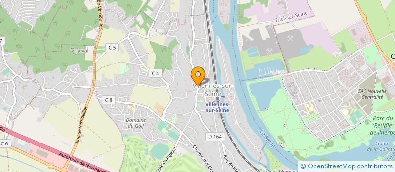 localisation de l'entreprise MONSIEUR STEPHANE POUSSARD à VILLENNES-SUR-SEINE