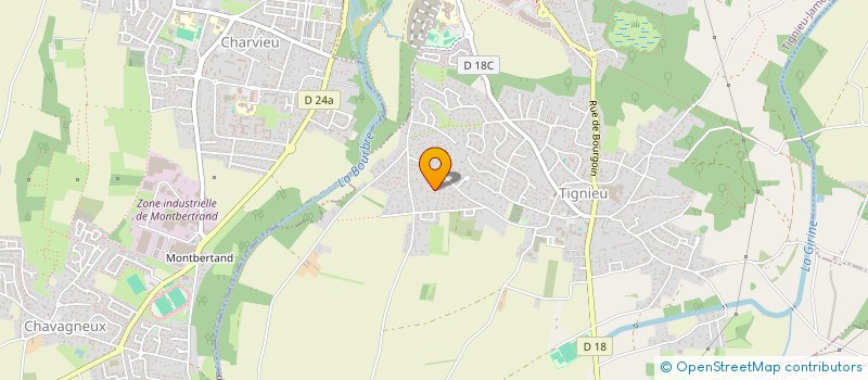localisation de l'entreprise MONSIEUR STEPHANE POWAZNY  CHARVIEU-CHAVAGNEUX