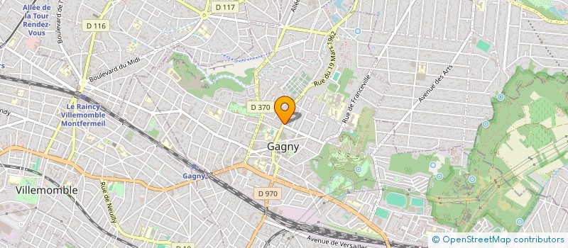 localisation de l'entreprise MONSIEUR STEPHANE PRADAUD à GAGNY
