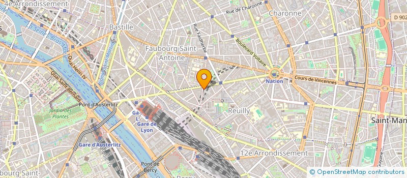 localisation de l'entreprise MONSIEUR STEPHANE PRADINAUD  PARIS