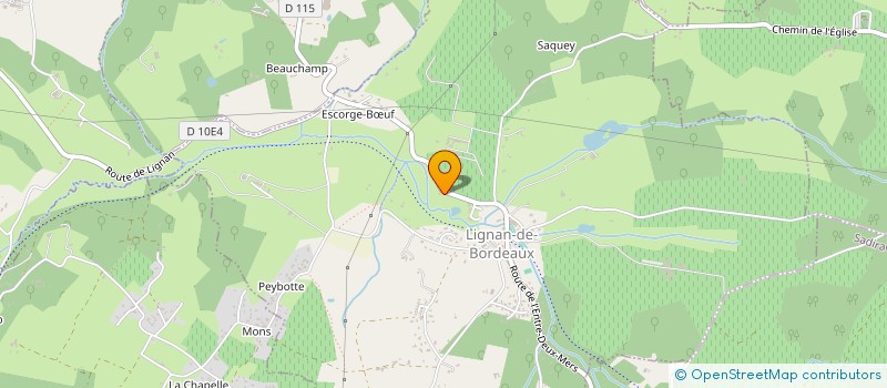 localisation de l'entreprise MONSIEUR STEPHANE PRAT  LIGNAN-DE-BORDEAUX